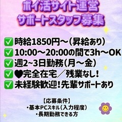 【完全在宅】ポイ活キャンペーン運営サポート