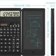 関数電卓 メモパッド＆ペン付き(新品未使用)の画像