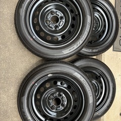 日産ROOX純正スチールホイール&タイヤ4本セット