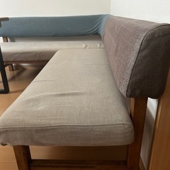 L型ソファーの画像