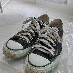 コンバース CONVERSE 黒 スニーカー 24.0