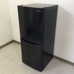 JT10800【IRISOHYAMA/アイリスオーヤマ 2ドア冷蔵庫】美品 2023年製 IRSD-14A-B 家電 キッチン 冷蔵冷凍庫 右開き 142L
