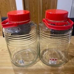 果実酒びん　8リットル　2つセット