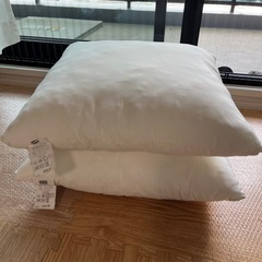 ニトリ　ヌードクッション45x45