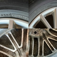 NISSAN フーガ Y50 17インチ タイヤ・純正ホイールセット 4本の画像