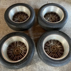 NISSAN フーガ Y50 17インチ タイヤ・純正ホイールセット 4本の画像