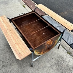 バーベキューコンロ　ドラム缶の画像