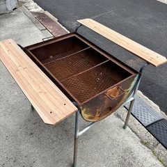 バーベキューコンロ　ドラム缶の画像