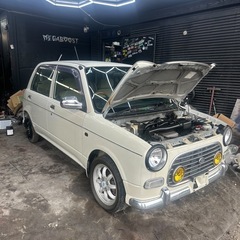 車検ながーいミラジーノです