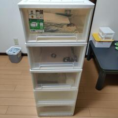 クローゼットケース   5つ  収納ケースの画像