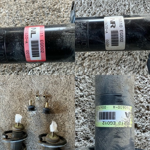 NissanフーガY50 純正D1マフラー FUTABA 6Rリアピース