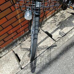 (chariyoshy出品)27インチ自転車、ブラック、オートライト付きの画像