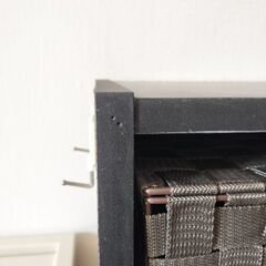 カラーボックス黒の画像