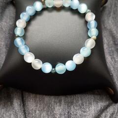 ブルーキャッツアイブレスレット