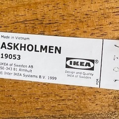 IKEA ガーデンテーブルセット　ASKHOLMEN【取引中】の画像