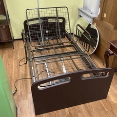 ジモティー限定価格！S724 ⭐ NITORI ニトリ 2モーター電動ベッド ライズ N-SLEEP USED 幅102cm 動作確認済の画像