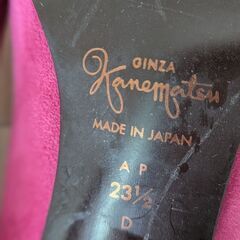 銀座かねまつ　パンプス　23.5cm　ヒール9cmの画像