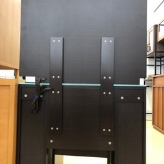 【軽トラック貸出サービス有】ニトリ ドレッサー（イス付）プリモ ホワイト×ブラウン 384 幅80の画像