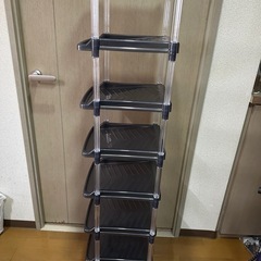 プラスチック室内用シューズラック