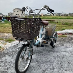 瀬戸内市　電動アシスト付き３輪自転車　 パナソニック　