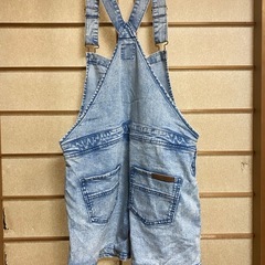 BILLABONG オーバーオール デニム デニムオーバーオール デニムサロペット Mサイズ　超美品　パンツ　ハーフパンツ　ショートパンツの画像