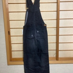 BILLABONG オーバーオール デニム デニムオーバーオール デニムサロペット Lサイズ　パンツ　ハーフパンツ　ショートパンツ　新品の画像