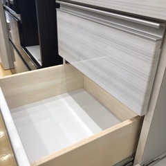 【軽トラック貸出サービス有】関家具 未使用品 レンジボード ミルコII 幅90㎝　の画像