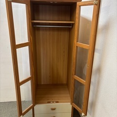 昭和レトロ家具　当時物　ヴィンテージタンス　ワードローブ　収納家具　カントリーの画像
