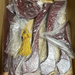 6月7日取引可_本場岐阜 盆提灯 2個セット 正絹二重張の画像