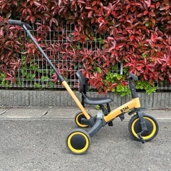 キックバイク、のりかえ三輪車、2WAYペダル、手押し、