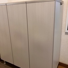 下駄箱　白の画像