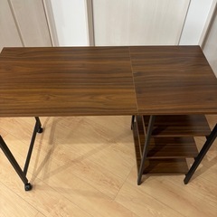 【美品】折りたたみ式デスクの画像