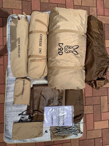 カマボコテント 3M タン チーズタープ カマシールド カマザシキ カマ