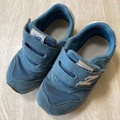 new balance ★ 16cm   ブルー　人気