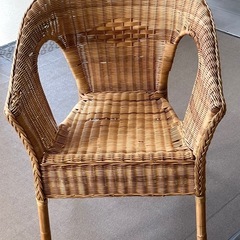 【美品】ラタン製チェア