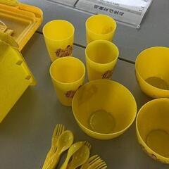 0511-165 子ども用食器セット プーさん　4セットの画像