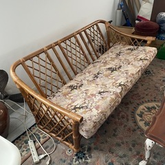 ソファ 籐 ラタン 状態良い 窪川