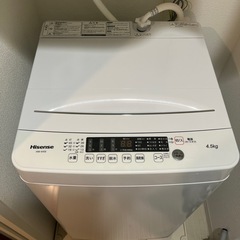 洗濯機　縦型　Hisence 