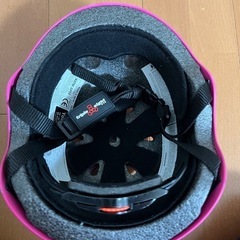 キッズ用ヘルメット　ピンクの画像