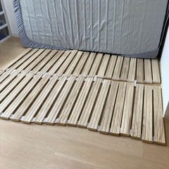 ダブルベッドすのこ