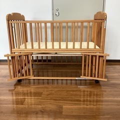 ベビーベッド【町田市再生家具】　250416の画像