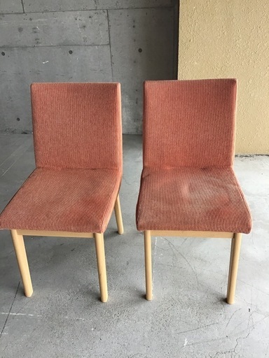 ○販売終了○ニトリ ダイニングテーブル 椅子2脚付き 中古品 ※天板