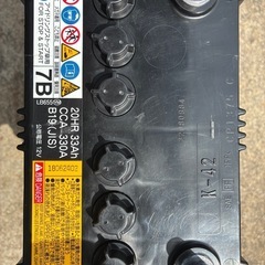 自動車用バッテリー　GSユアサ K42（B19L 互換あり）バッテリー 　　の画像