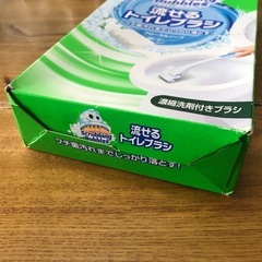 新品未使用 スクラビングバブル 流れるトイレブラシの画像