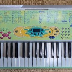 CASIO LK-37 電子ピアノ(一部破損有)