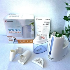 アイリスオーヤマ　加熱式　加湿器　アロマトレー付き　 SHM-100U-Aの画像