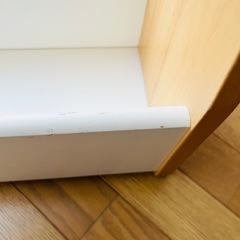 絵本も雑誌も選びやすい　キャンバスマガジンラックW ワイド 3段 本棚 北欧風 ラック 収納の画像