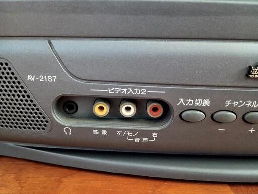 ソニーブラウン管テレビ21型＋地デジチューナー SHARP - シャープ テレビデオ ブラウン管テレビ 21型 地デジ
