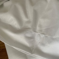 カーテン　茶　レースカーテン　白　各2枚の画像