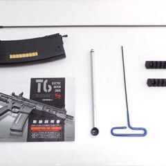 動作品 KSC T6 TEG コンパクト 電動ガン ライフル 箱付 バッテリー無 No.3342の画像